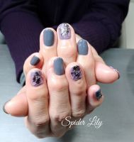 個性的ショートネイル